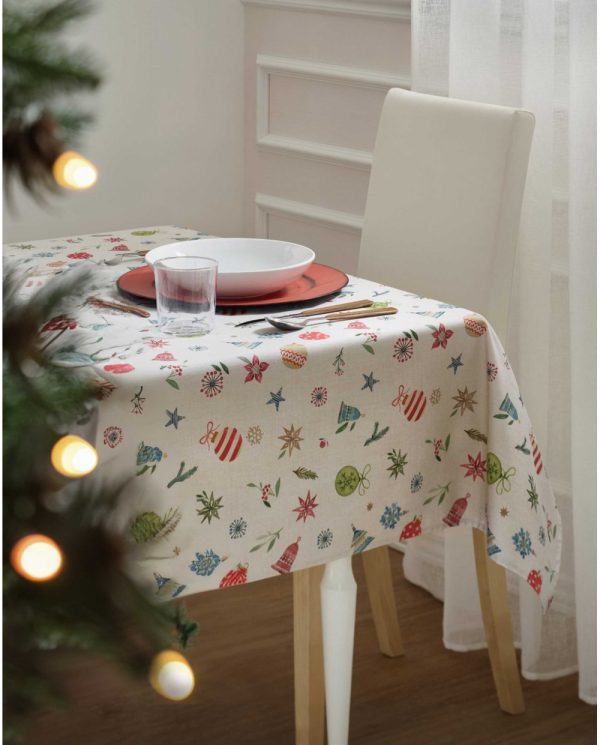 Stain Resistant Tablecloth – Bells Medium 150cm x 250cm